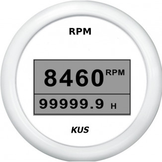 Тахометр цифровой 8000 об/мин со счетчиком моточасов (WW), SR:1-10 Тахометр цифровой 8000 об/мин со счетчиком моточасов (WW), SR:1-10