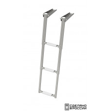 Трап телескопический складной узкий, 3 белых ступени (ширина 253 мм.) Трап телескопический складной узкий, 3 белых ступени (ширина 253 мм.)