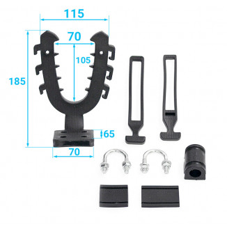 Крепление-рогатка (большое, изогнутое основание) 33-20-022-L