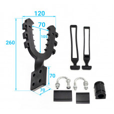 Крепление-рогатка (большое, закрученное основание) 33-20-022-S Крепление-рогатка (большое, закрученное основание) 33-20-022-S