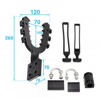 Крепление-рогатка (большое, закрученное основание) 33-20-022-S