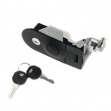 Фиксатор кнопочный врезной SUNFINE 110x50x45мм, цинковый сплав черного цвета Фиксатор кнопочный врезной SUNFINE 110x50x45мм, цинковый сплав черного цвета