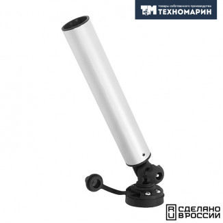 Держатель спиннинга торцевой на палубу быстросъемный, алюминий Держатель спиннинга торцевой на палубу быстросъемный, алюминий