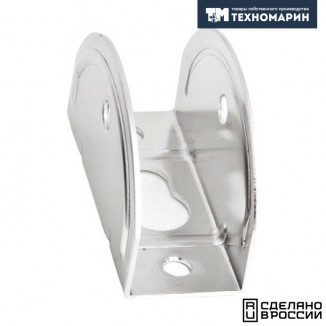 Кронштейн для трапа под трубу 25мм нержавеющая сталь