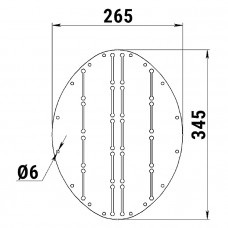 Накладка форштевня 345х265 Накладка форштевня 345х265