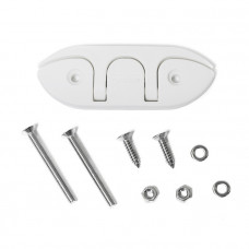 Утка швартовая складная SUNFINE 120 мм, белый нейлон Утка швартовая складная SUNFINE 120 мм, белый нейлон