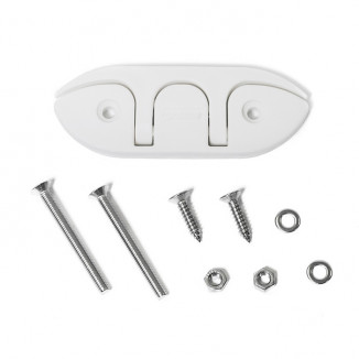 Утка швартовая складная SUNFINE 120 мм, белый нейлон