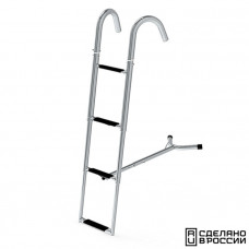 Трап телескопический носовой, 4 черных ступени (ширина 260 мм.) Трап телескопический носовой, 4 черных ступени (ширина 260 мм.)