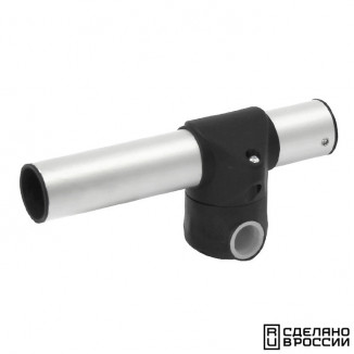 Держатель спиннинга сквозной на леер, алюминий