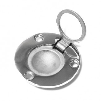 Ручка потайная круглая SUNFINE 51мм, нержавеющая сталь