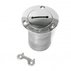 Горловина заливная SUNFINE 51мм прямая с ключом (Gas), нержавеющая сталь Горловина заливная SUNFINE 51мм прямая с ключом (Gas), нержавеющая сталь