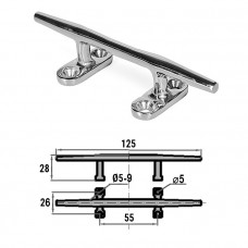 Утка швартовая сталь 125мм Утка швартовая сталь 125мм
