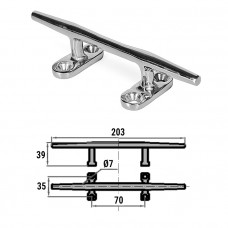 Утка швартовая сталь 203мм Утка швартовая сталь 203мм