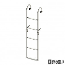 Трап складной с горизонтальным креплением, 5 белых ступени (ширина 270 мм.) Трап складной с горизонтальным креплением, 5 белых ступени (ширина 270 мм.)