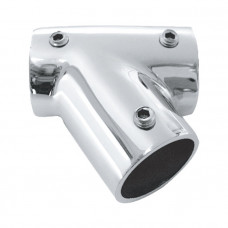 Тройник леера 25.4мм, 60 град, правый Тройник леера 25.4мм, 60 град, правый