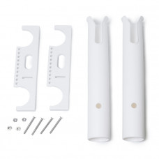 Держатель спиннинга SUNFINE двойной 50мм, белый пластик (Замена EASTERNER C12706-S) Держатель спиннинга SUNFINE двойной 50мм, белый пластик (Замена EASTERNER C12706-S)