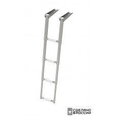 Трап телескопический складной узкий, 4 белых ступени (ширина 264 мм.) Трап телескопический складной узкий, 4 белых ступени (ширина 264 мм.)