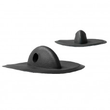 Рым леера  90x30 мм, поперечный, черный Рым леера  90x30 мм, поперечный, черный