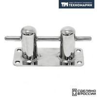 Кнехт двойной 32 мм с основанием