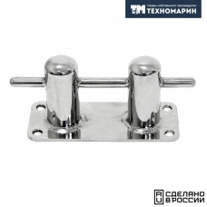 Кнехт двойной 32 мм с основанием Кнехт двойной 32 мм с основанием