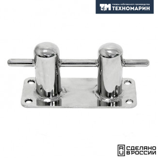 Кнехт двойной 32 мм с основанием Кнехт двойной 32 мм с основанием