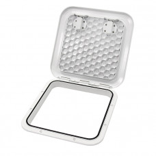 Крышка рундука SEAFLO 370x375 мм с замком, белый пластик Крышка рундука SEAFLO 370x375 мм с замком, белый пластик