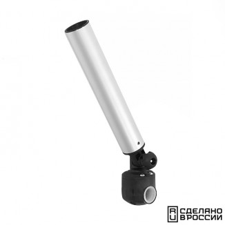 Держатель спиннинга торцевой на леер наклонный, алюминий (уц)