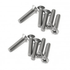 Винт с полупотайной головкой DIN 966 M6x30 A2 10шт Винт с полупотайной головкой DIN 966 M6x30 A2 10шт