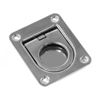 Ручка потайная SUNFINE 44х38мм, нержавеющая сталь