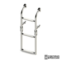 Трап складной с вертикальным креплением, 3 белых ступени (ширина 220 мм.) Трап складной с вертикальным креплением, 3 белых ступени (ширина 220 мм.)