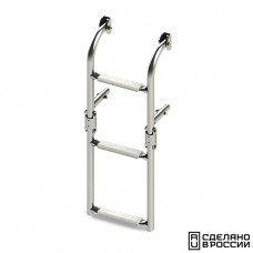 Трап складной с вертикальным креплением, 3 белых ступени (ширина 220 мм.) Трап складной с вертикальным креплением, 3 белых ступени (ширина 220 мм.)