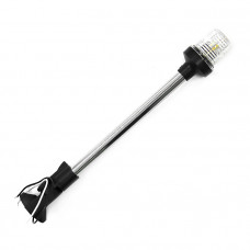 Огонь круговой светодиодный на наклонной стойке 403 мм, нержавеющая сталь Огонь круговой светодиодный на наклонной стойке 403 мм, нержавеющая сталь