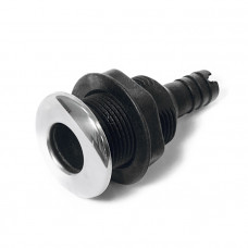 Стакан дренажный SUNFINE 16мм с нержавеющей накладкой, основание пластик Стакан дренажный SUNFINE 16мм с нержавеющей накладкой, основание пластик