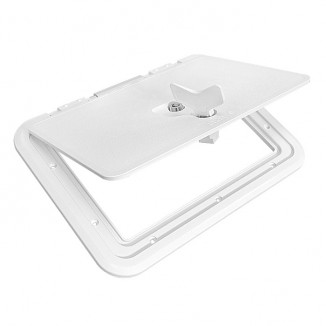 Крышка рундука 270х370 белая пластмасса