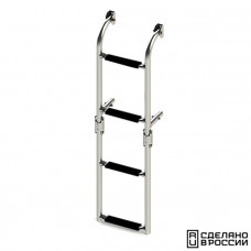 Трап складной с вертикальным креплением, 4 черных ступени (ширина 220 мм.) Трап складной с вертикальным креплением, 4 черных ступени (ширина 220 мм.)