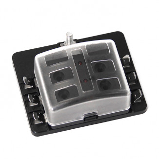 Держатель для шести предохранителей NEKEKE до 32В, 70x85мм