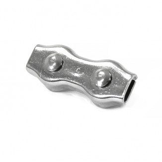 Зажим для тросов двойной нерж.сталь 5 мм.