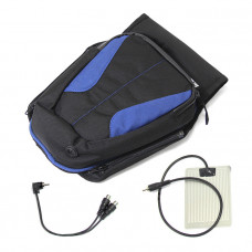 Сумка с подогревом на руль чёрно-синяя SM-12690-1 Сумка с подогревом на руль чёрно-синяя SM-12690-1