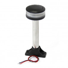 Огонь круговой светодиодный на стойке 150 мм, нержавеющая сталь Огонь круговой светодиодный на стойке 150 мм, нержавеющая сталь