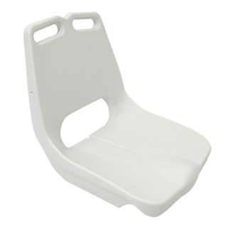 Сиденье пластмассовое 455х430 мм с ручкой, белое Сиденье пластмассовое 455х430 мм с ручкой, белое