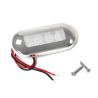 Светильник для подсветки палуб и трапов светодиодный 75х32 мм, белый холодный свет SS
