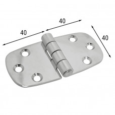 Петля неразъемная 80х40х2 мм Петля неразъемная 80х40х2 мм