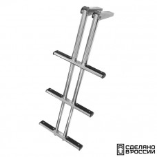 Трап дайверский телескопический складной, 3 черных ступени (385 мм) Трап дайверский телескопический складной, 3 черных ступени (385 мм)