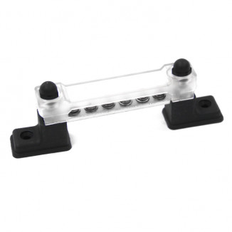 Клемма электромонтажная M4×6 одинарная 150А/48В с крышкой NEKEKE 