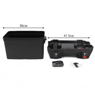 Короб для АБ с панелью индикации и розеткой для вольтметра 360х210х210