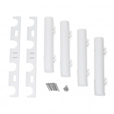 Держатель спиннинга SUNFINE 4стакана, 50мм, белый пластик Держатель спиннинга SUNFINE 4стакана, 50мм, белый пластик