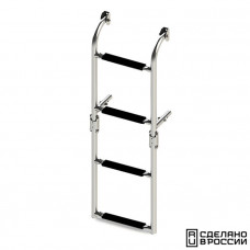 Трап складной с вертикальным креплением, 4 черных ступени (ширина 270 мм.) Трап складной с вертикальным креплением, 4 черных ступени (ширина 270 мм.)