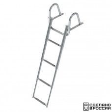 Трап телескопический с поручнем, 4 серых ступеней (ширина 350 мм.) Трап телескопический с поручнем, 4 серых ступеней (ширина 350 мм.)