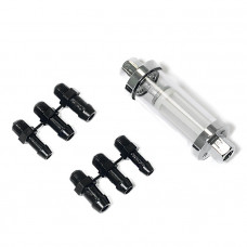 Фильтр топливный универсальный SUNFINE для ПЛМ, под шланг 8-12 мм  Фильтр топливный универсальный SUNFINE для ПЛМ, под шланг 8-12 мм