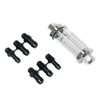 Фильтр топливный универсальный SUNFINE для ПЛМ, под шланг 8-12 мм 